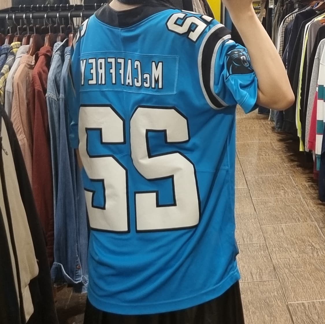 [Hi] NFL 풋볼져지 반팔티 스카이블루 상품이미지5