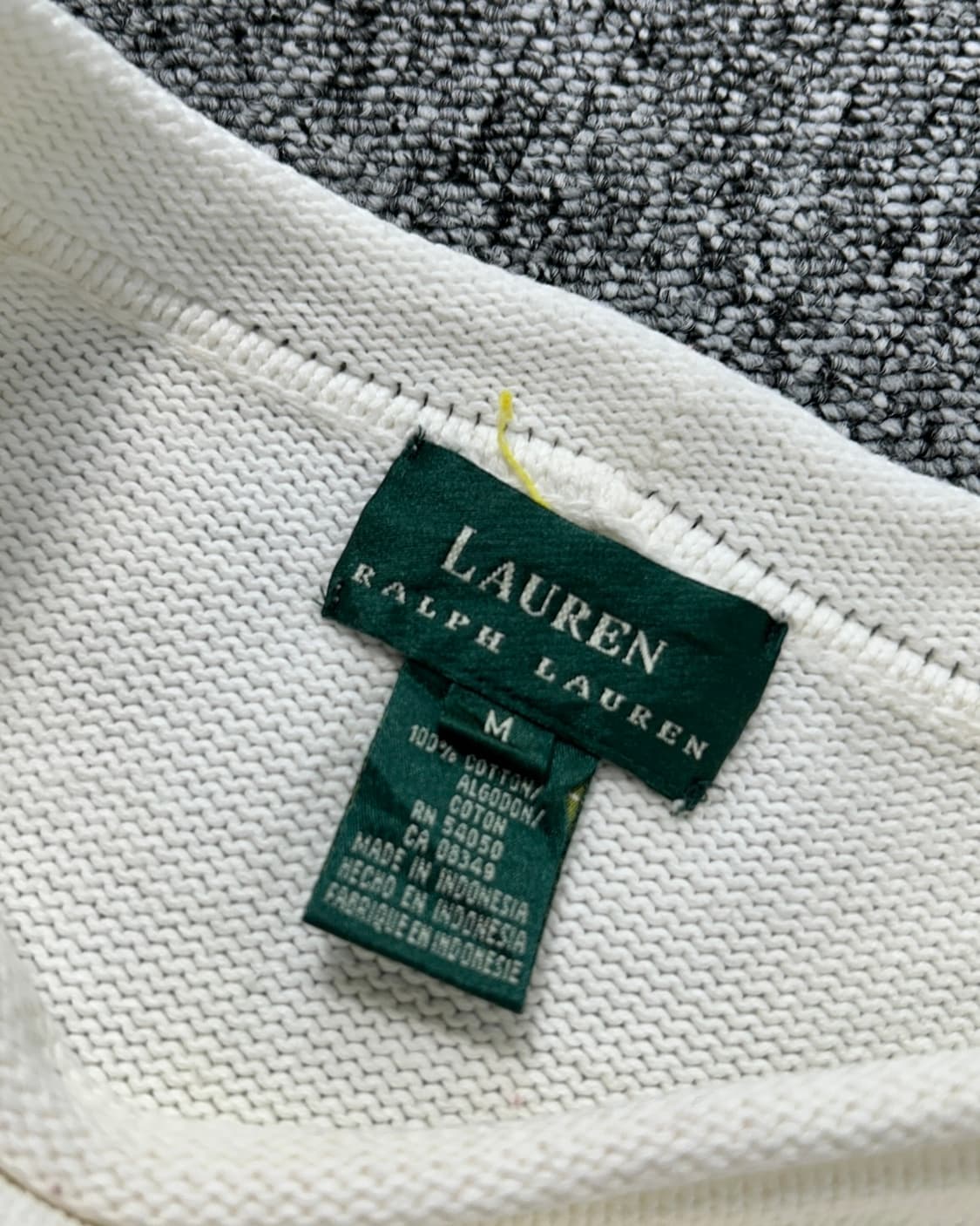 랄프로렌 화이트 니트 스웨터  상품이미지8
