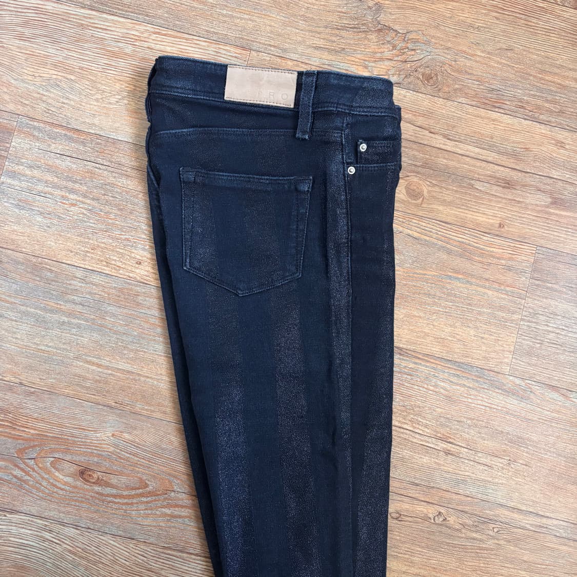 IRO 이로 메탈릭 스트라이프 28 슬림 스키니진 드레이크 이태리 상품이미지10