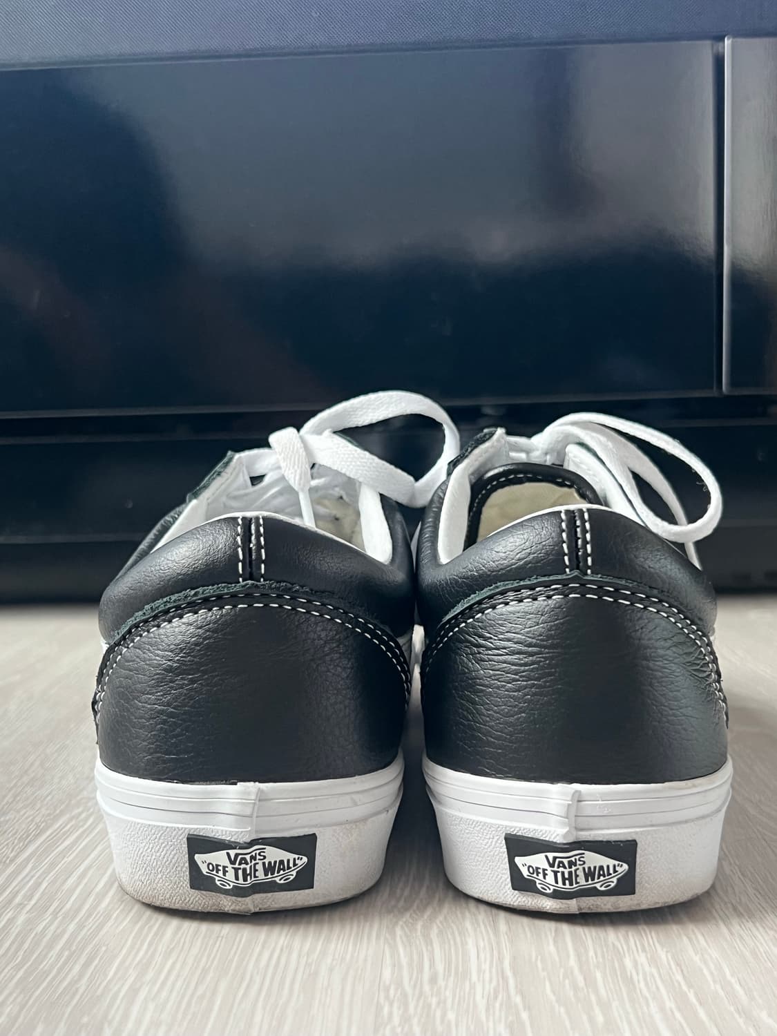 반스 레더 올드스쿨 블랙 270 상품이미지4