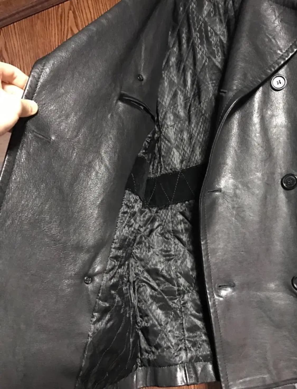 돌체앤가바나 가죽 피코트 상품이미지4