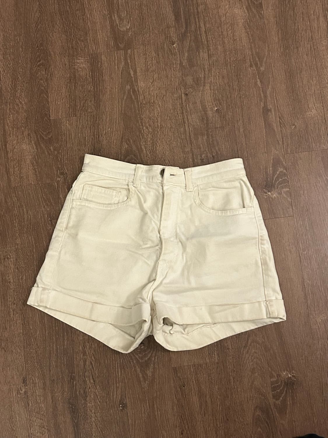 아메리칸 어패럴(American Apparel) 하이웨이스트 데님쇼츠 상품이미지1