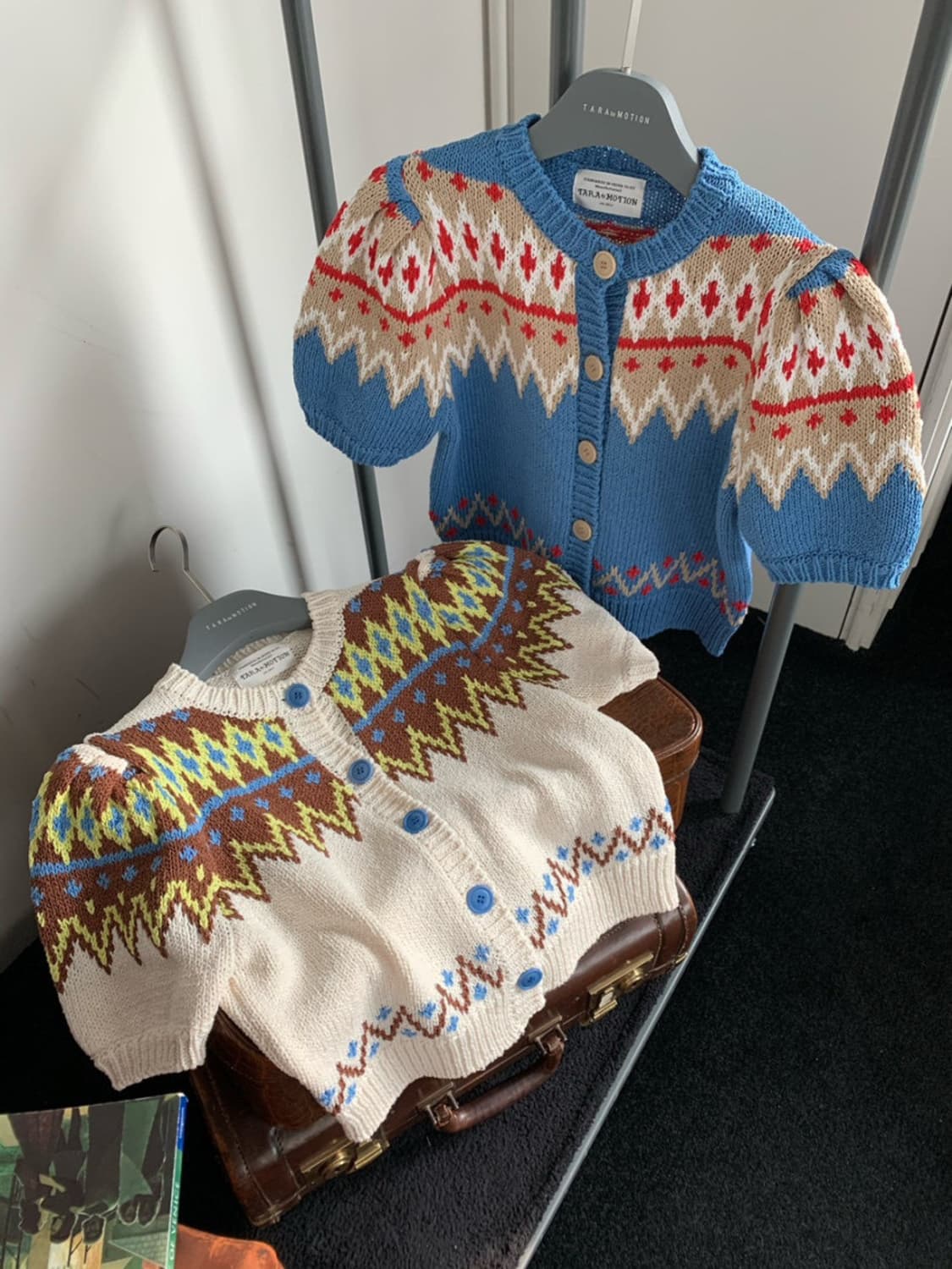 tara by motion 타라바이모션 크로셰 니트가디건 상품이미지1