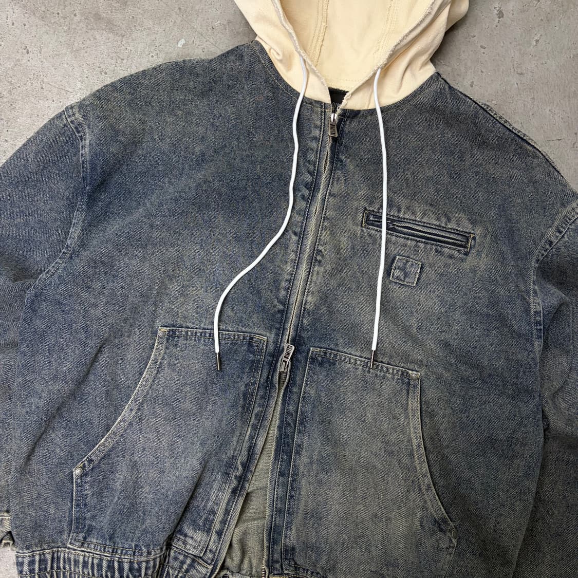 디미트리블랙 데님 후드 자켓[2156] 상품이미지2