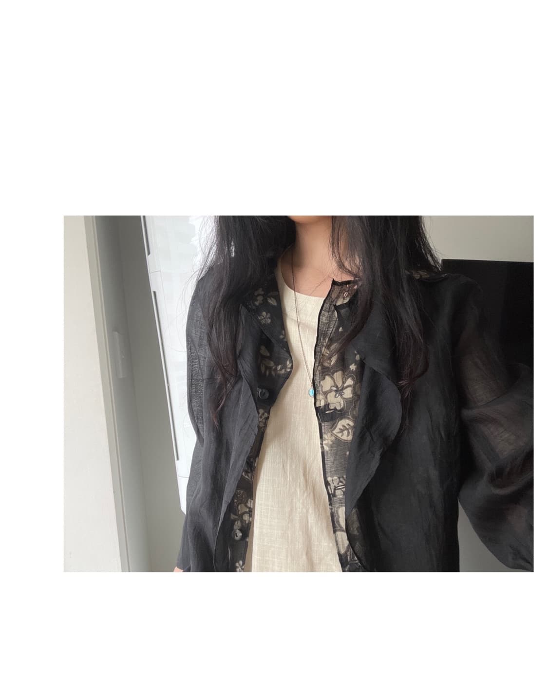 layered sheer jacket 상품이미지6