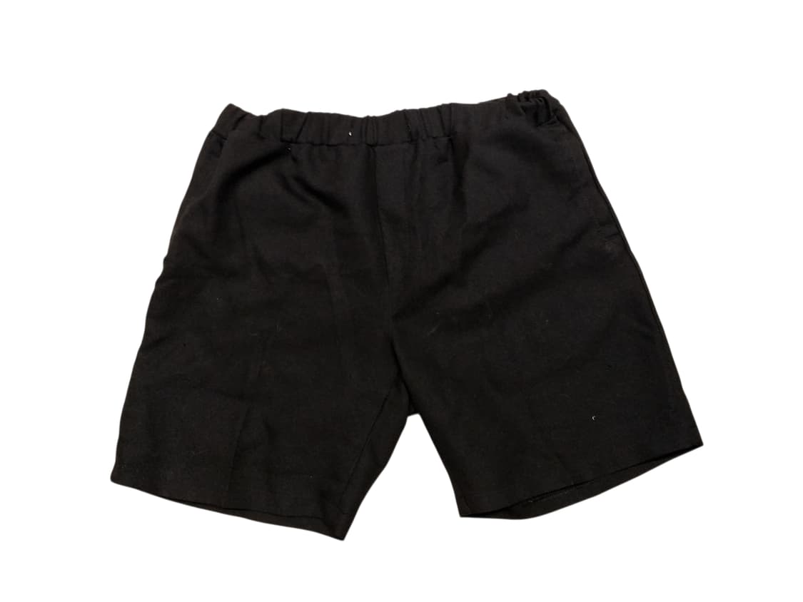 검정색 반바지 여성용 밴딩 반바지 4부5부 팬츠 슬랙스 상품이미지1