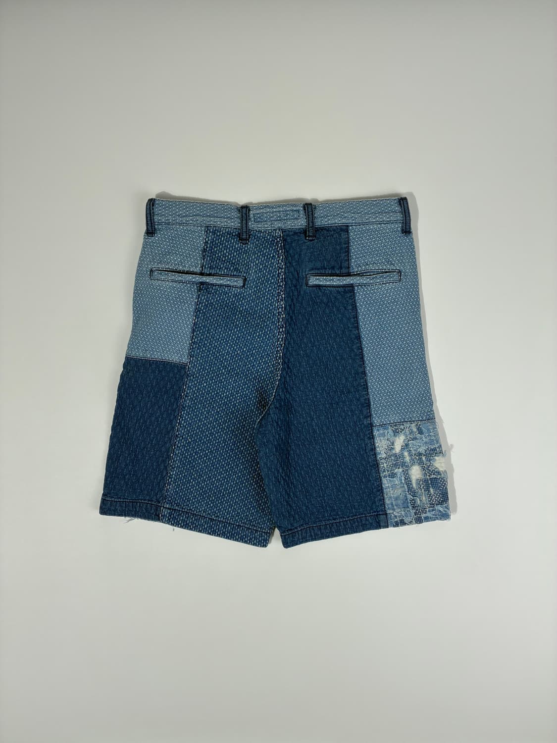 FDMTL 펀더멘탈 사시코 보로 데님 반바지 상품이미지3
