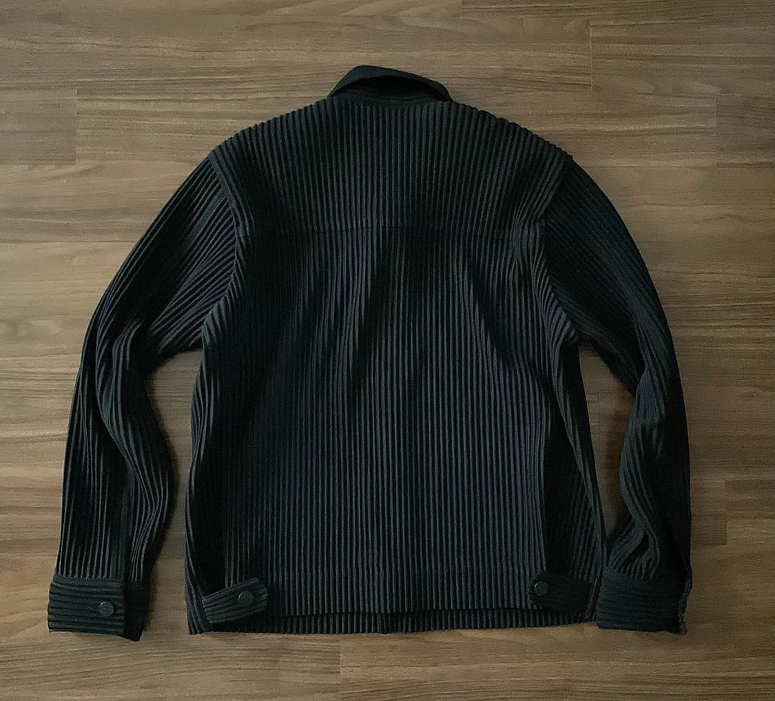 이세이 미야케 옴므 플리세 울라이크 블루종 트러커 자켓 상품이미지4