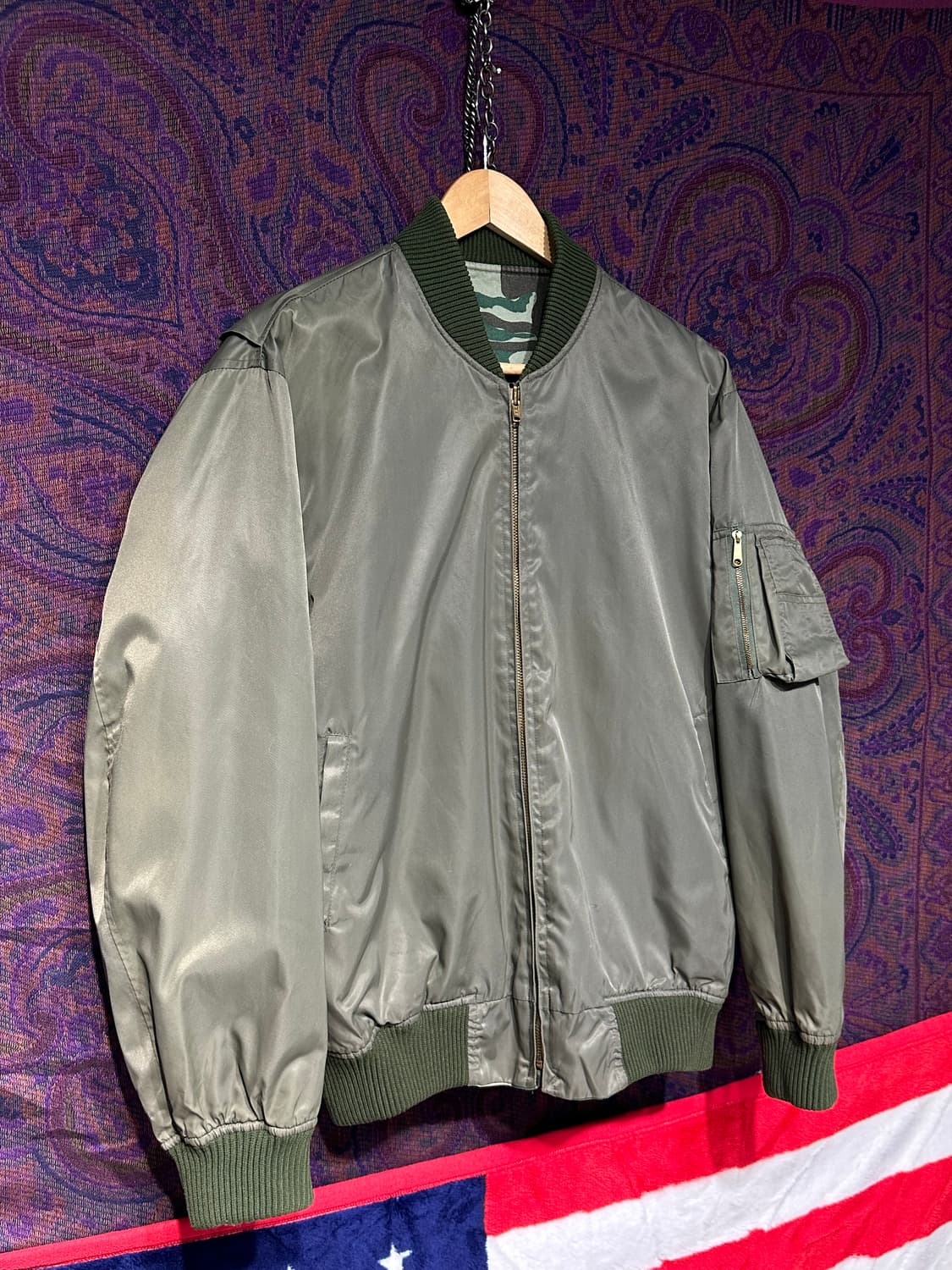 일본 자위대 공군 리버시블 항공점퍼  상품이미지2