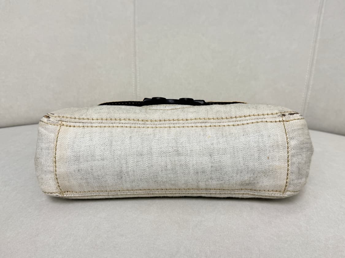 프라다 라이트 워시 데님 체인 숄더백 BR4659 상품이미지6