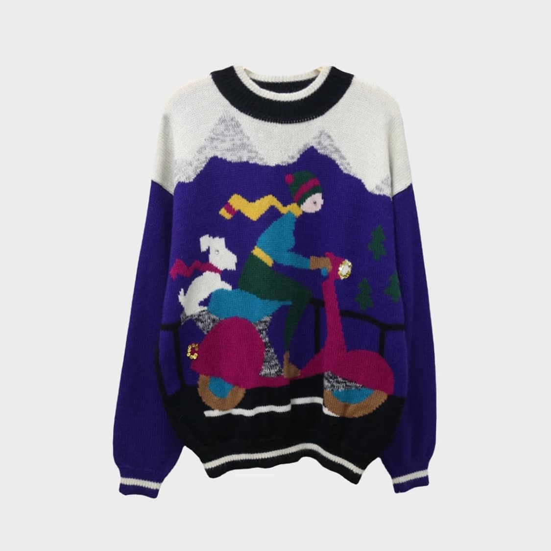 CHRISTIAN PIERRE  울 Y2K 니트 64639 상품이미지1