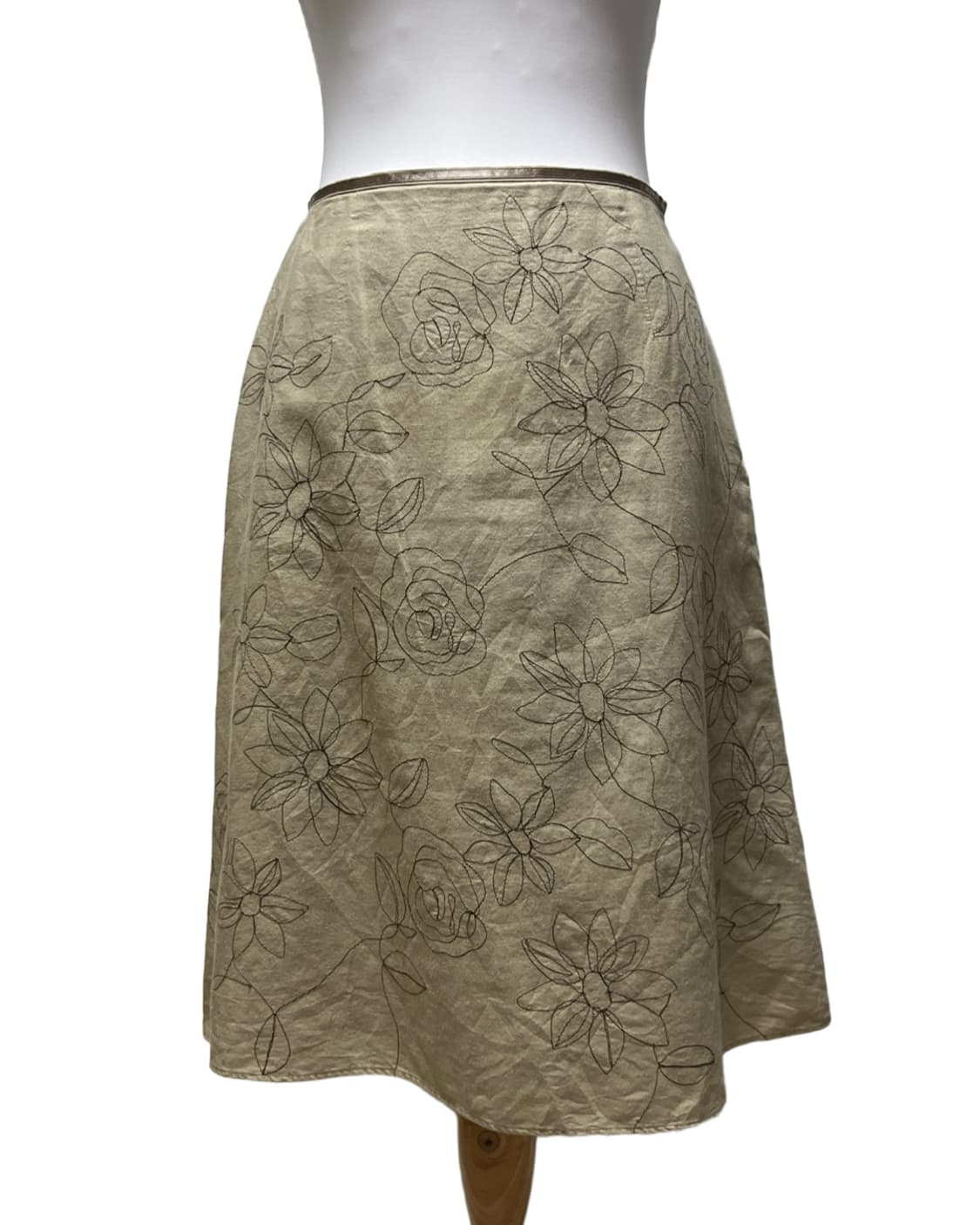 Flower stitch skirt 상품이미지4