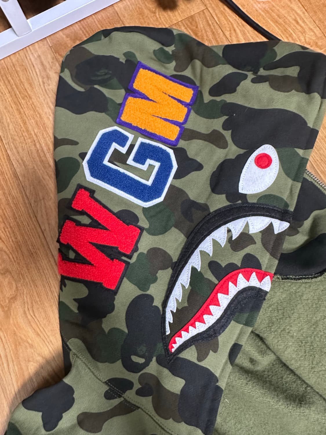 베이프 샤크후드 녹계 xl 상품이미지2