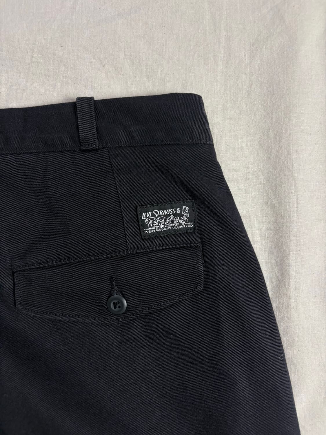 Levis 리바이스 블랙 치노 팬츠 W32 상품이미지3