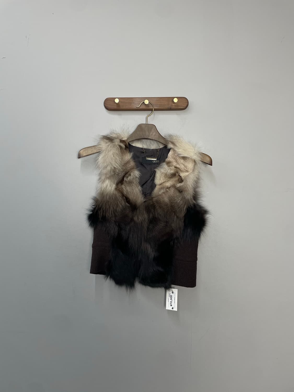 ab.f.z 폭스퍼 모피 조끼 H1715 상품이미지2