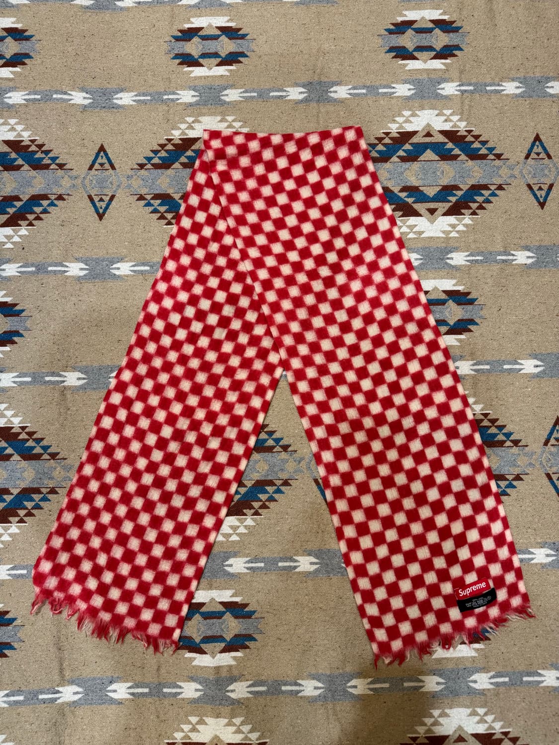 [OS] 슈프림 체커보드 울 스카프 (머플러) 상품이미지5