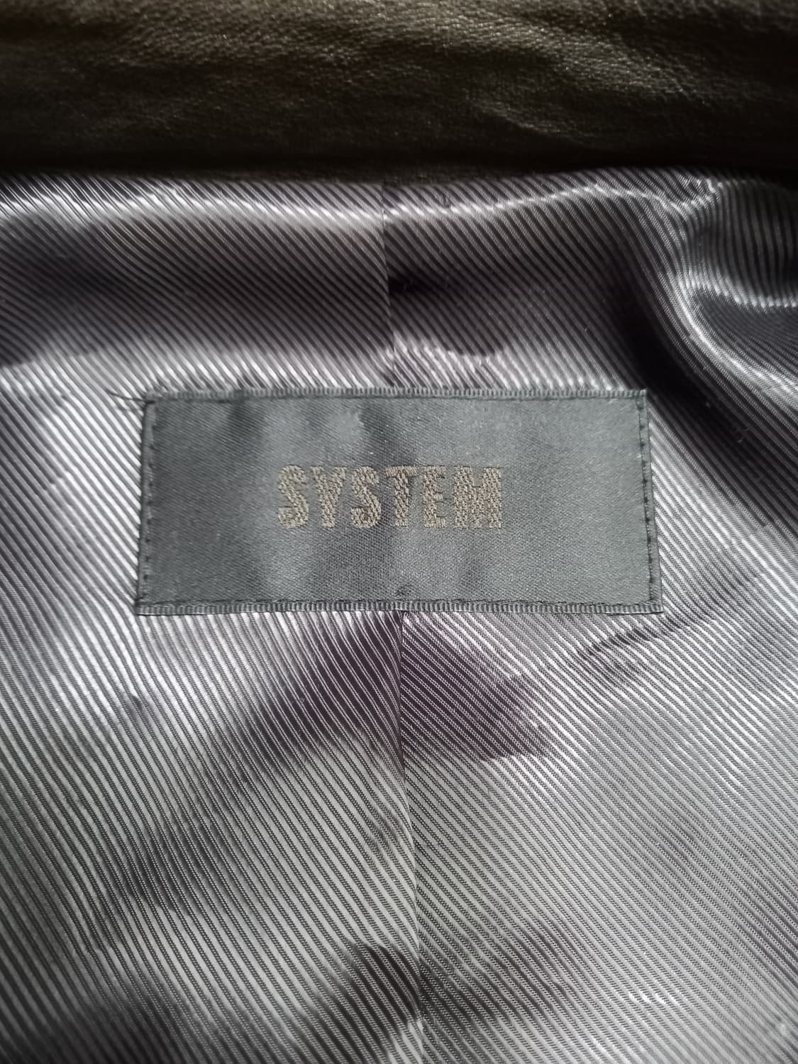 M90 SYSTEM 크롭 바이커 레더자켓 다크브라운 M-989 상품이미지8