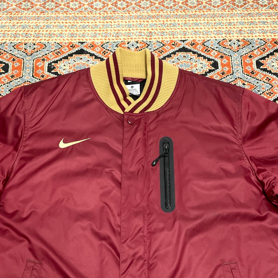 나이키 스우시 버건디 야구점퍼 블루종 남성XL 상품이미지2