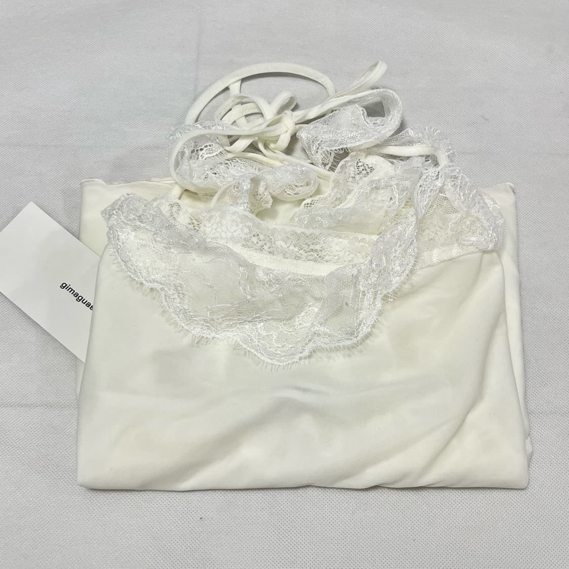 [S,M,L]기마구아스 Meredith 레이스 탑/화이트 상품이미지4