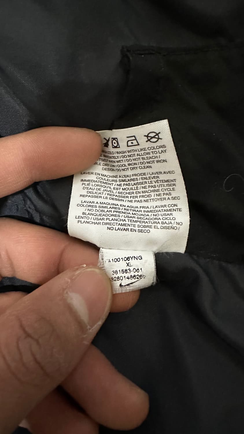 나이키 블랙 패딩 점퍼 상품이미지6