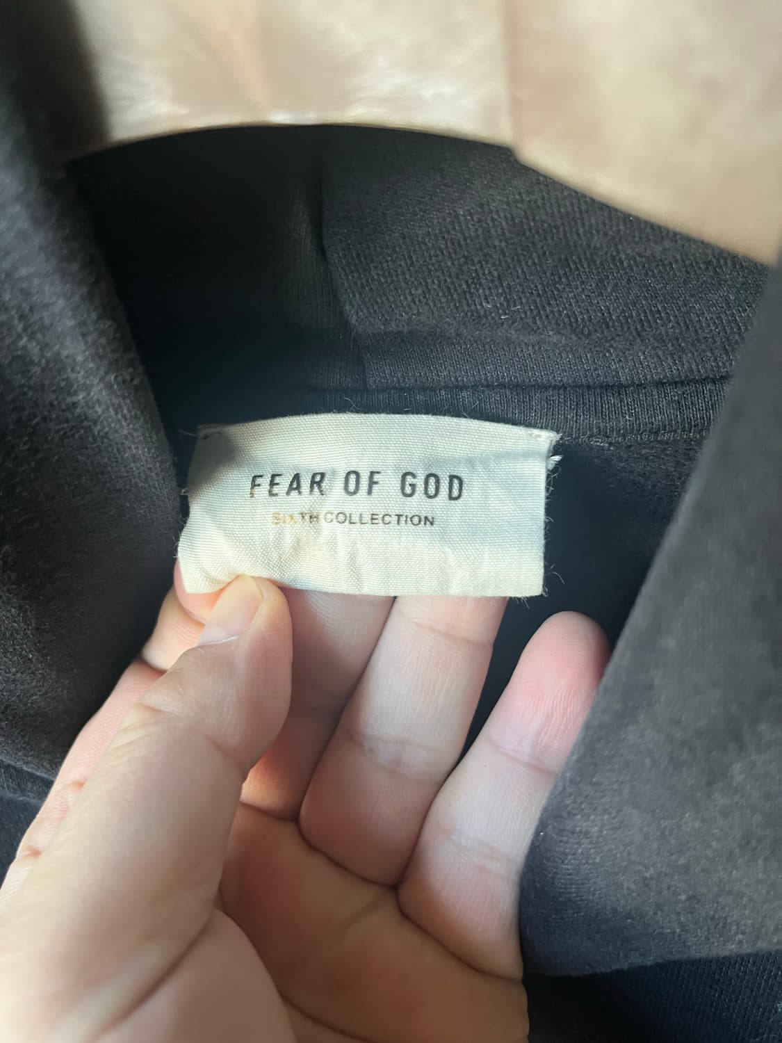 피어오브갓 6th 컬렉션 오버핏 후드 상품이미지4