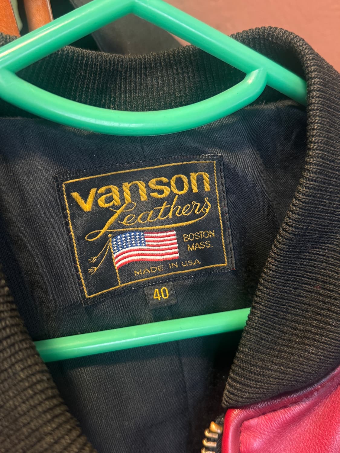 밴슨 vanson Leathers 자켓 103사이즈 /더블알엘/루이스레더 상품이미지3