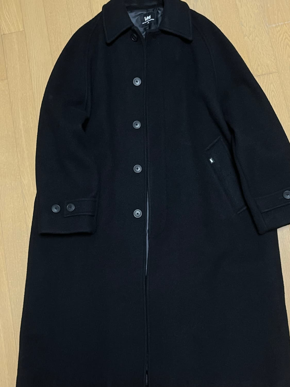 lee 발마칸 울 코트 블랙 S 상품이미지2