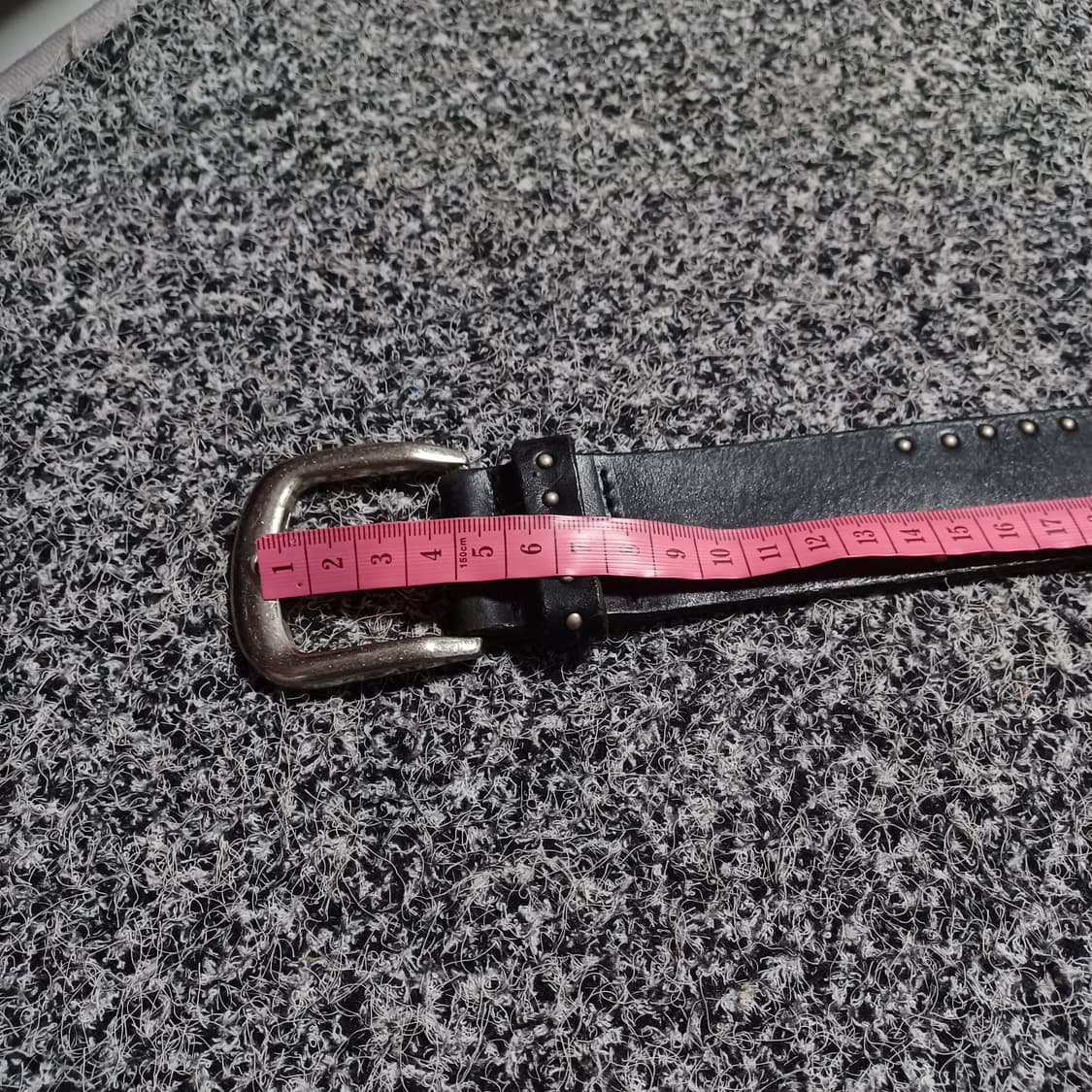 Vintage leather belt man's  상품이미지3