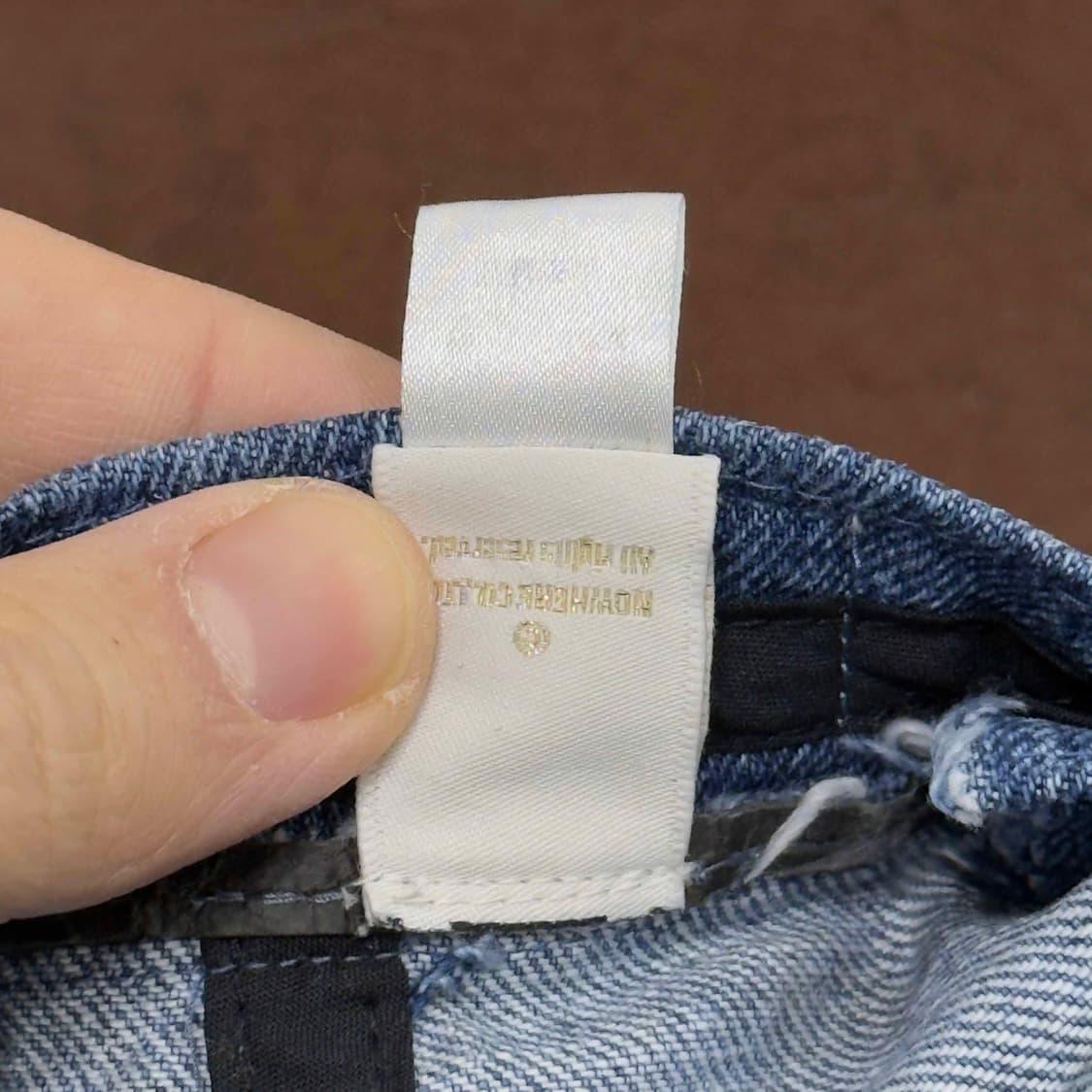 베이프 데님 로고 볼캡 상품이미지10