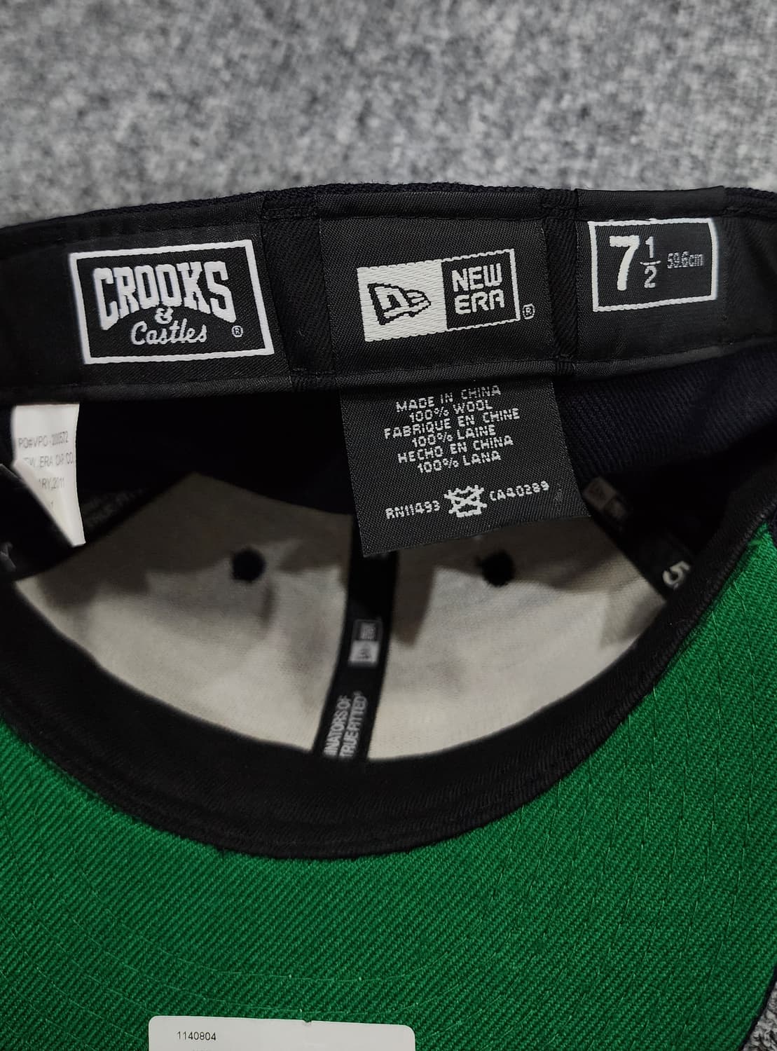 뉴에라 크룩스 캐슬 성벽 C 로고 59FIFTY 스냅백 7 1/2 상품이미지7