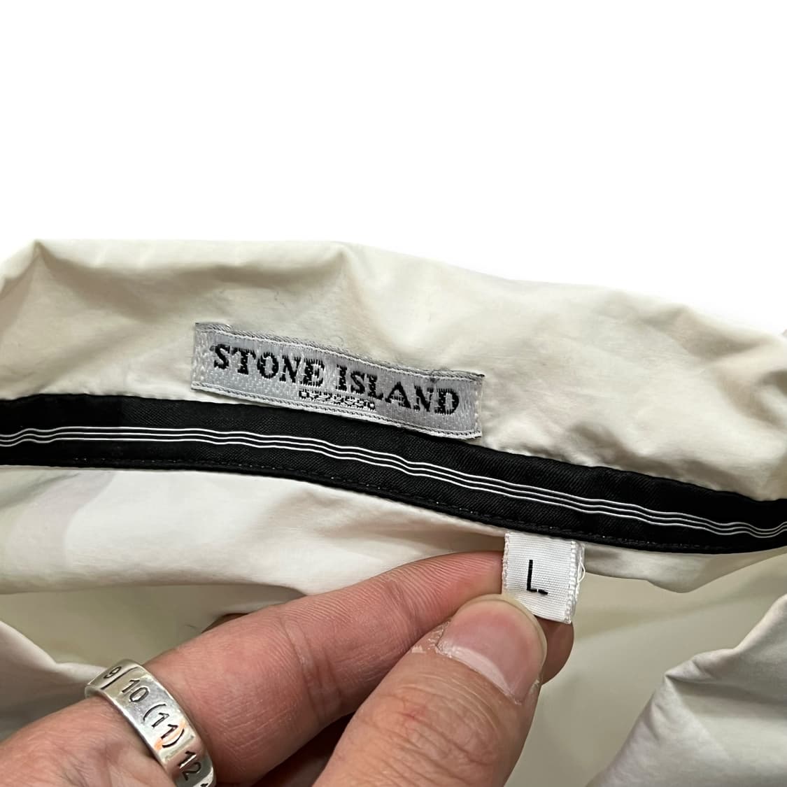  스톤아일랜드 오프화이트 오버 셔츠 y14285 상품이미지7