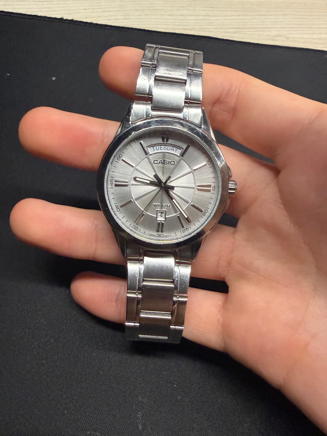 카시오 메탈 손목시계 상품이미지3