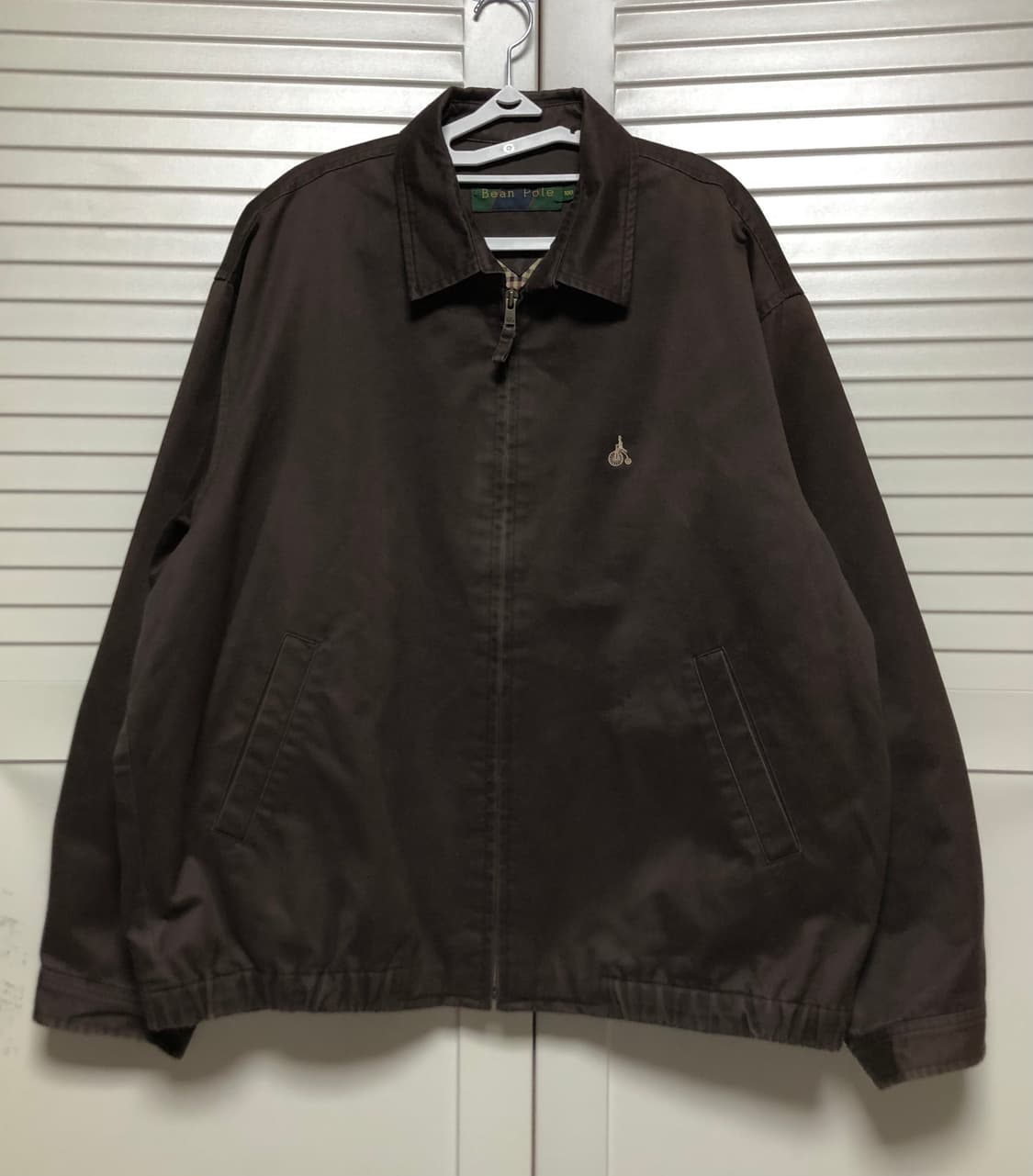 빈폴 자켓 블루종 스윙톱 깔끔 남성용 초코브라운 상품이미지1