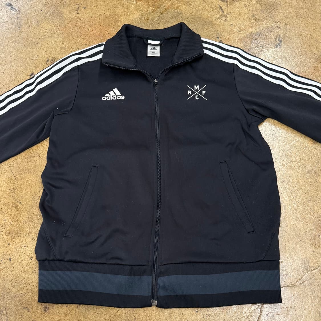 아디다스 레알 마드리드 블랙 져지 트랙탑 100 상품이미지3