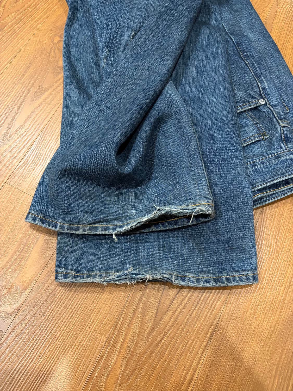 해칭룸 Regular Selvedge Jeans Dusty Blue 상품이미지5