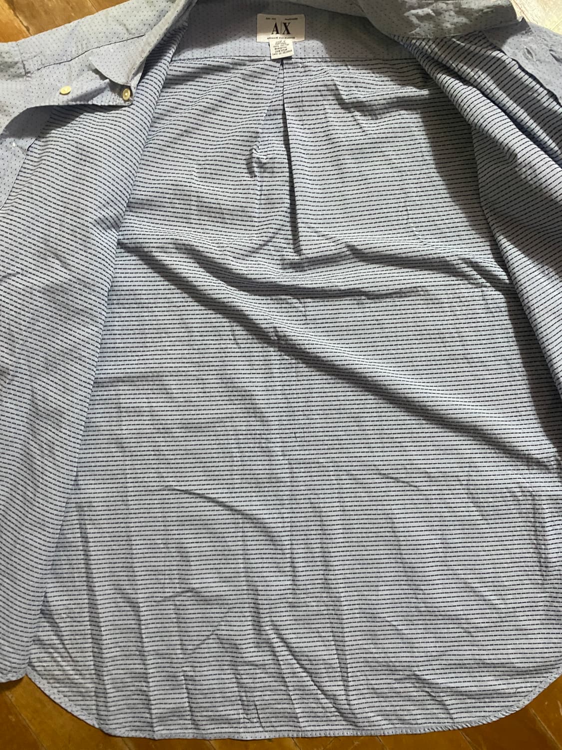 Armani Exchange 남성 도트 패턴 셔츠 (110) 상품이미지4