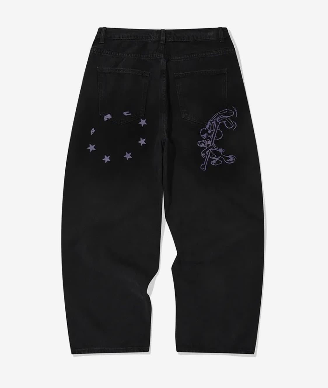 리트리버클럽 래빗 데님팬츠 블랙 M사이즈(LIL RABBIT DENIM) 상품이미지3