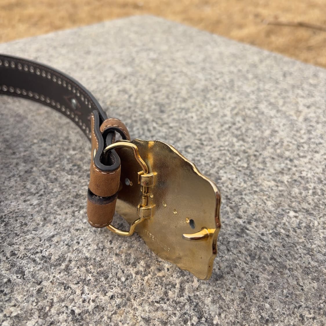 플로럴 엔그레이브 브라스 웨스턴 버클 (미국 생산) 상품이미지6