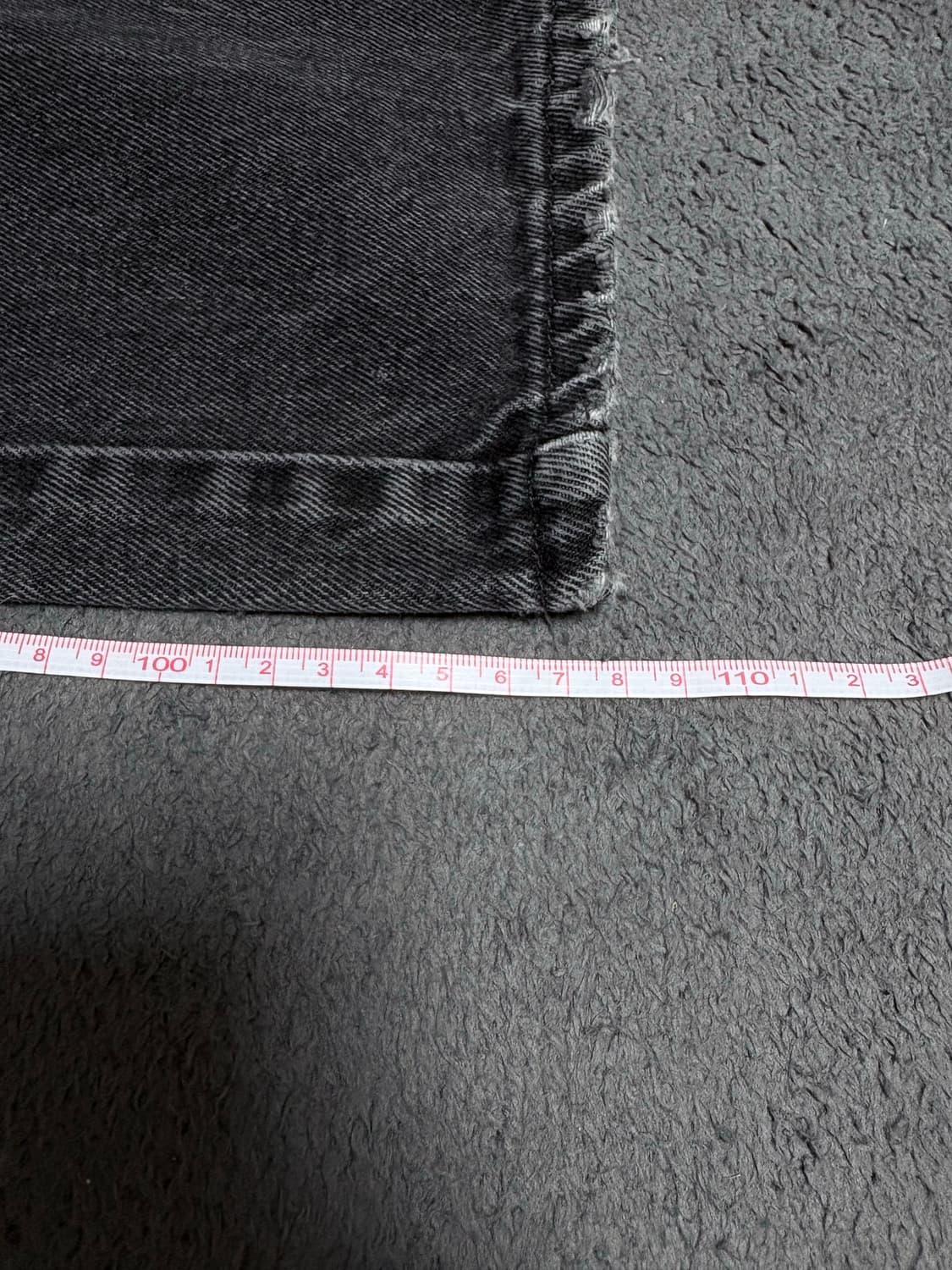 (33x32, 실측 31) 90s 리바이스 505 오렌지탭 빈티지 흑청 상품이미지10