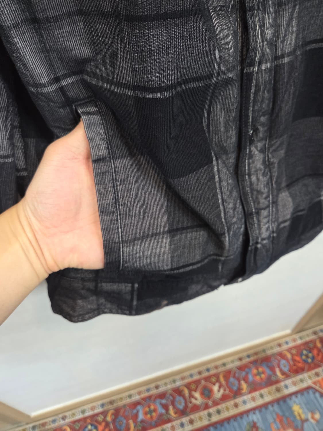 컬럼비아 안감플리스 체크 셔츠자켓 m 상품이미지6