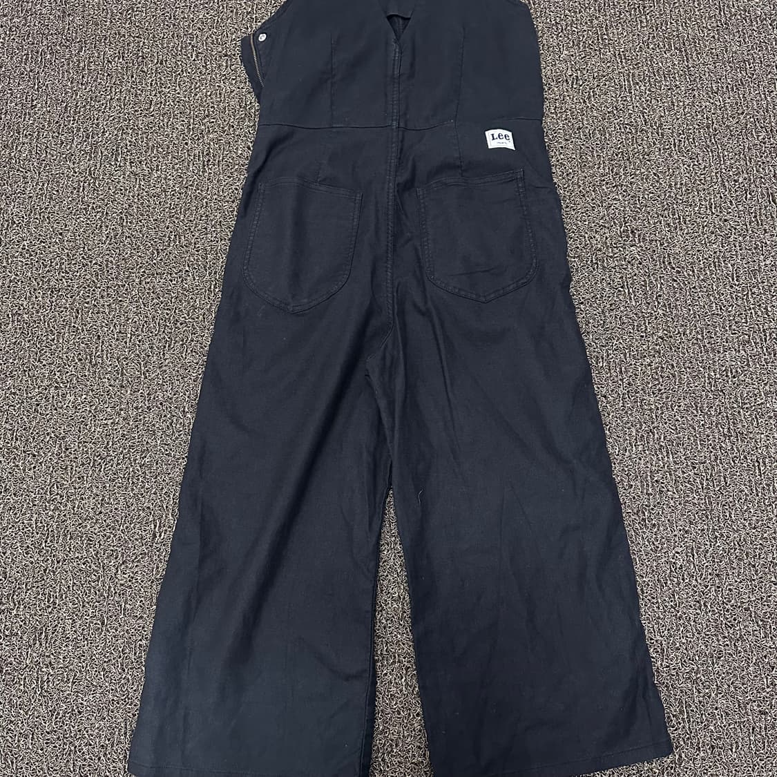 LEE 리 캔버스 오버롤 멜빵바지 블랙 XS 상품이미지5