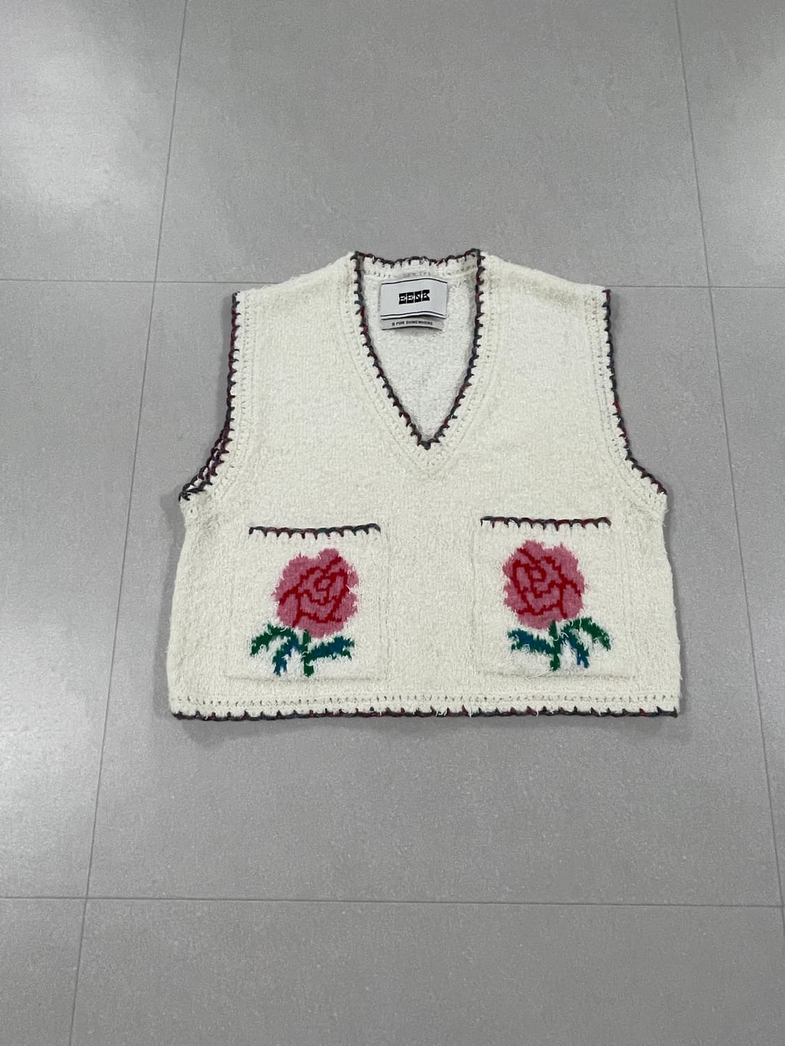 (임나영, 태연, 공효진, 유튜버 잉화 착용) 잉크 EENK 니트 베스트 상품이미지6