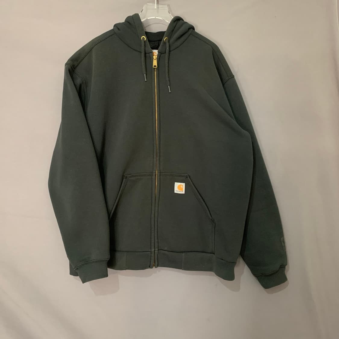 L 칼하트 써멀 레인디펜터 후드집업 블랙 상품이미지1