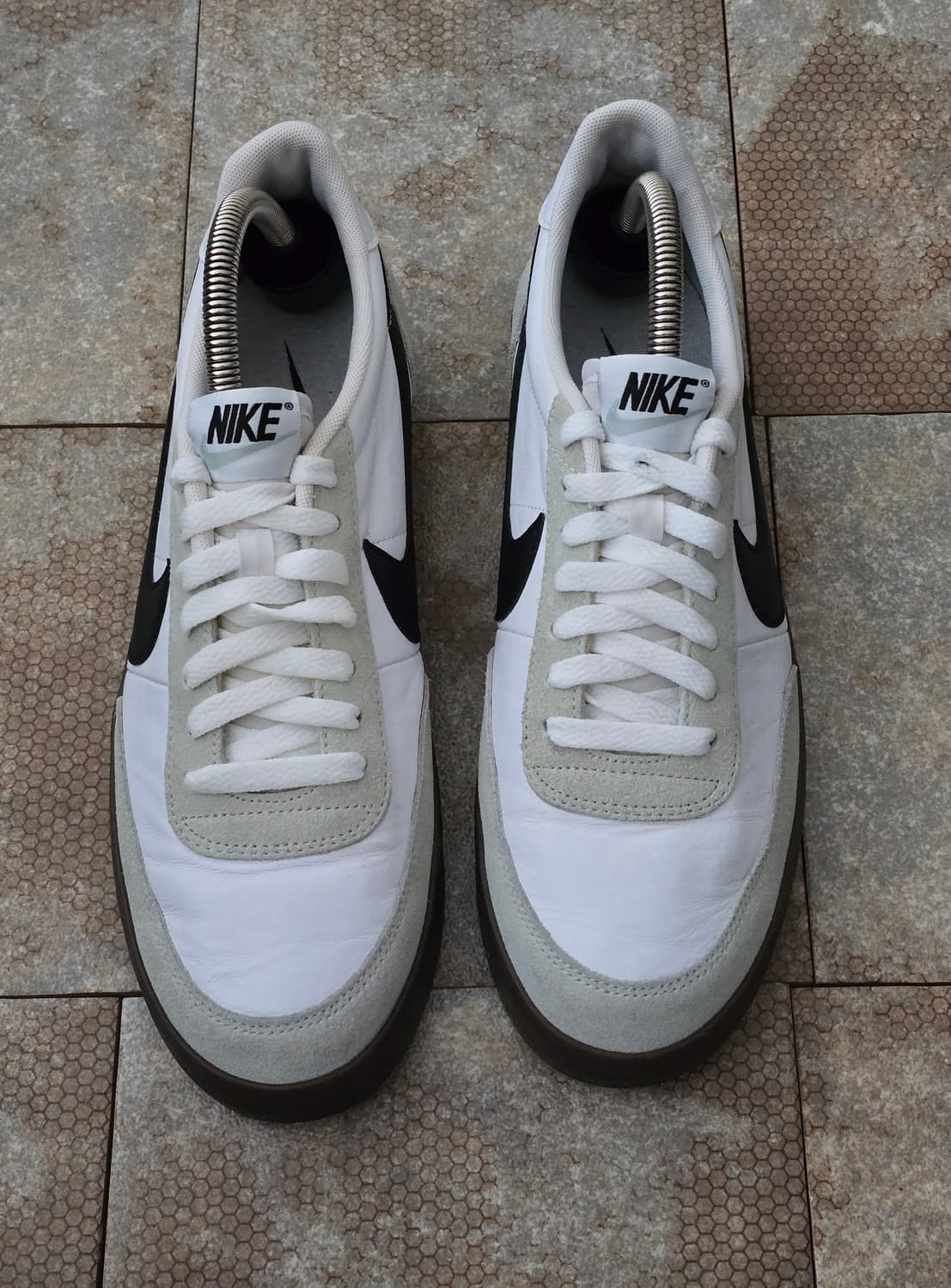 (280)나이키 킬샷 2 레더 화이트 검 상품이미지2