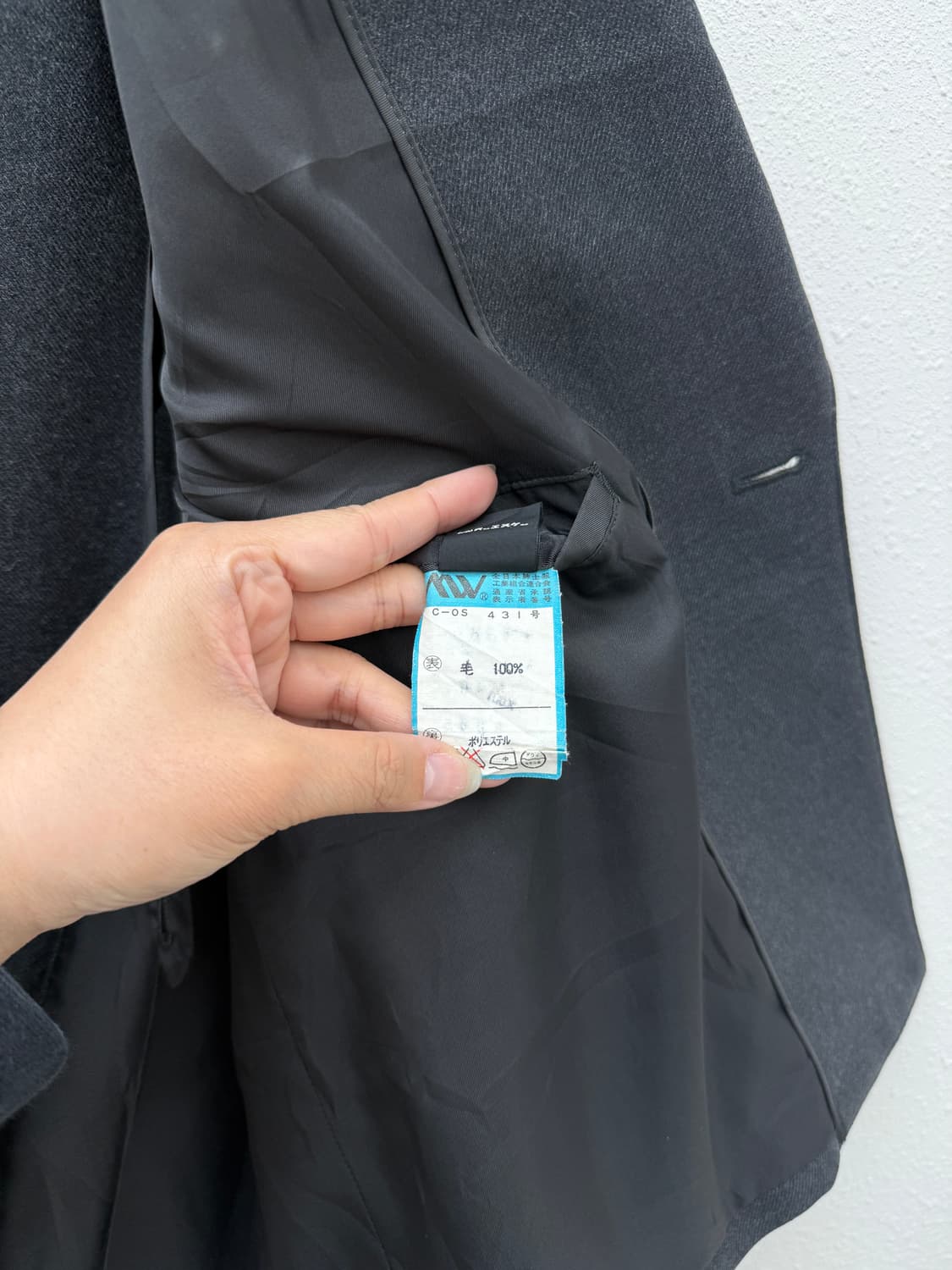 Osk jeff 빈티지 더블 브레스티드 울 블레이저 상품이미지6