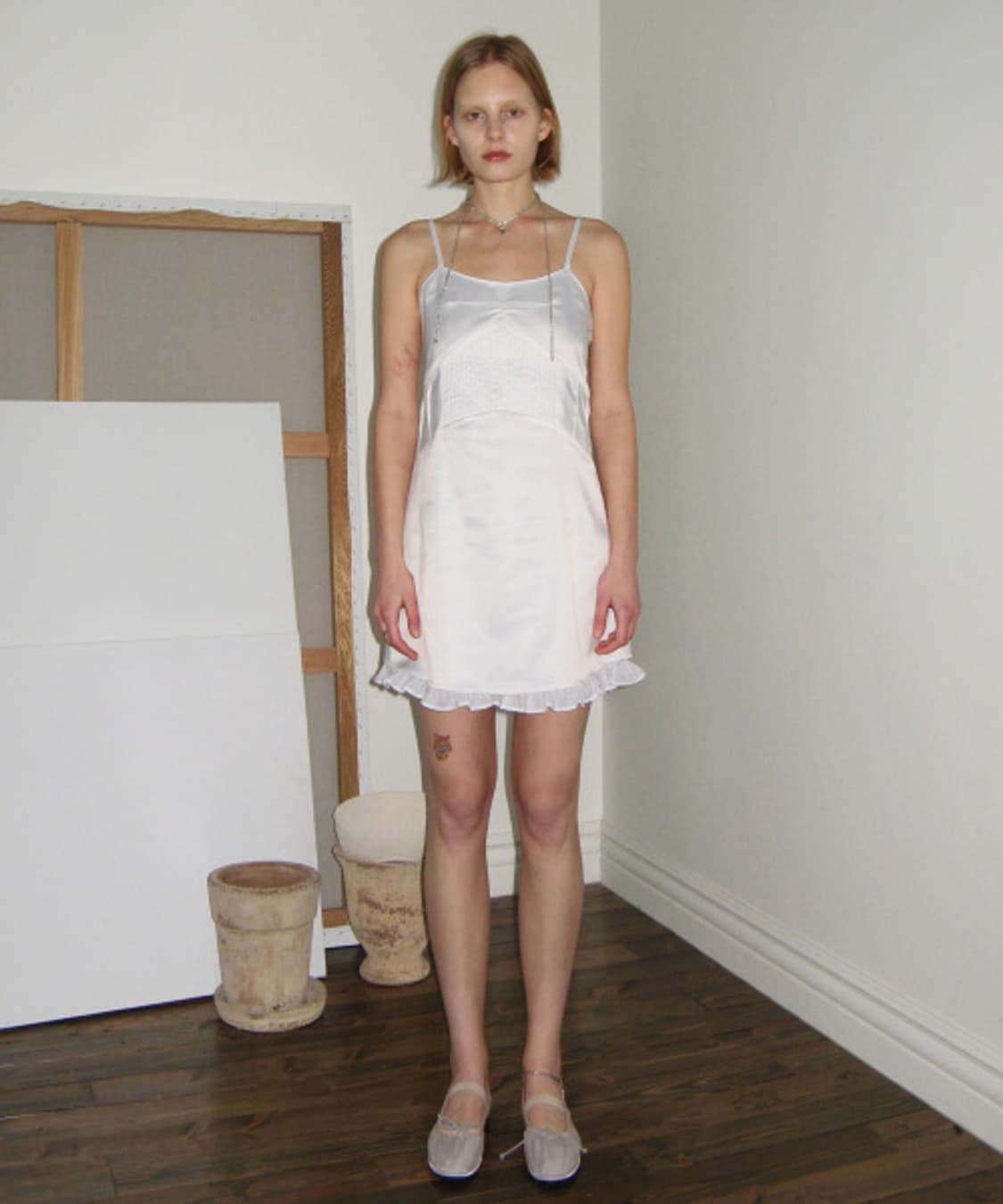 시눈 Frill Layered Mini Dress 상품이미지5