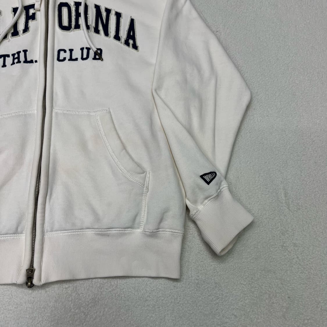Who.A.U cream white 2way hood zip-up 상품이미지6