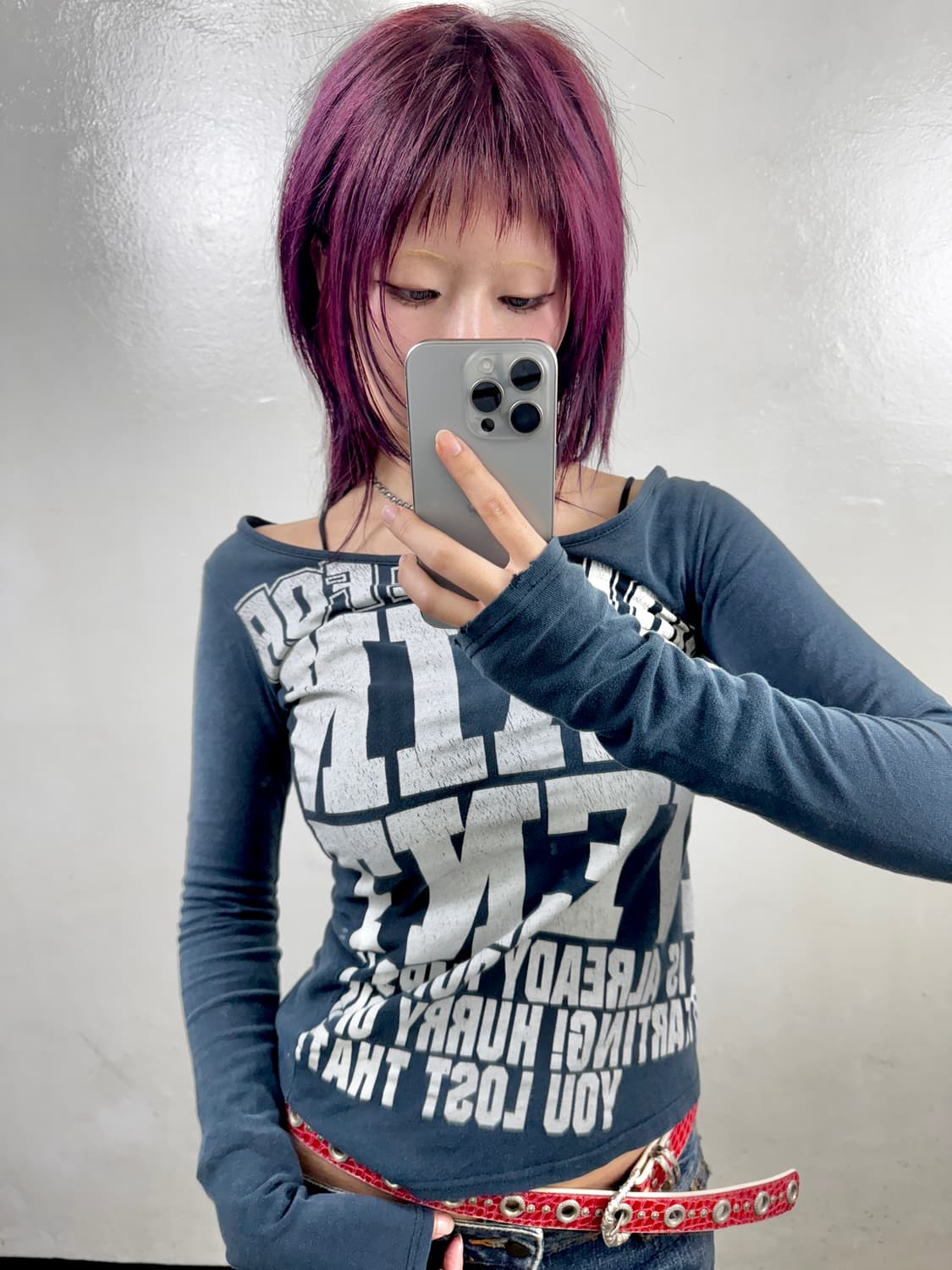 빅프린팅레터링롱슬리브 상품이미지2