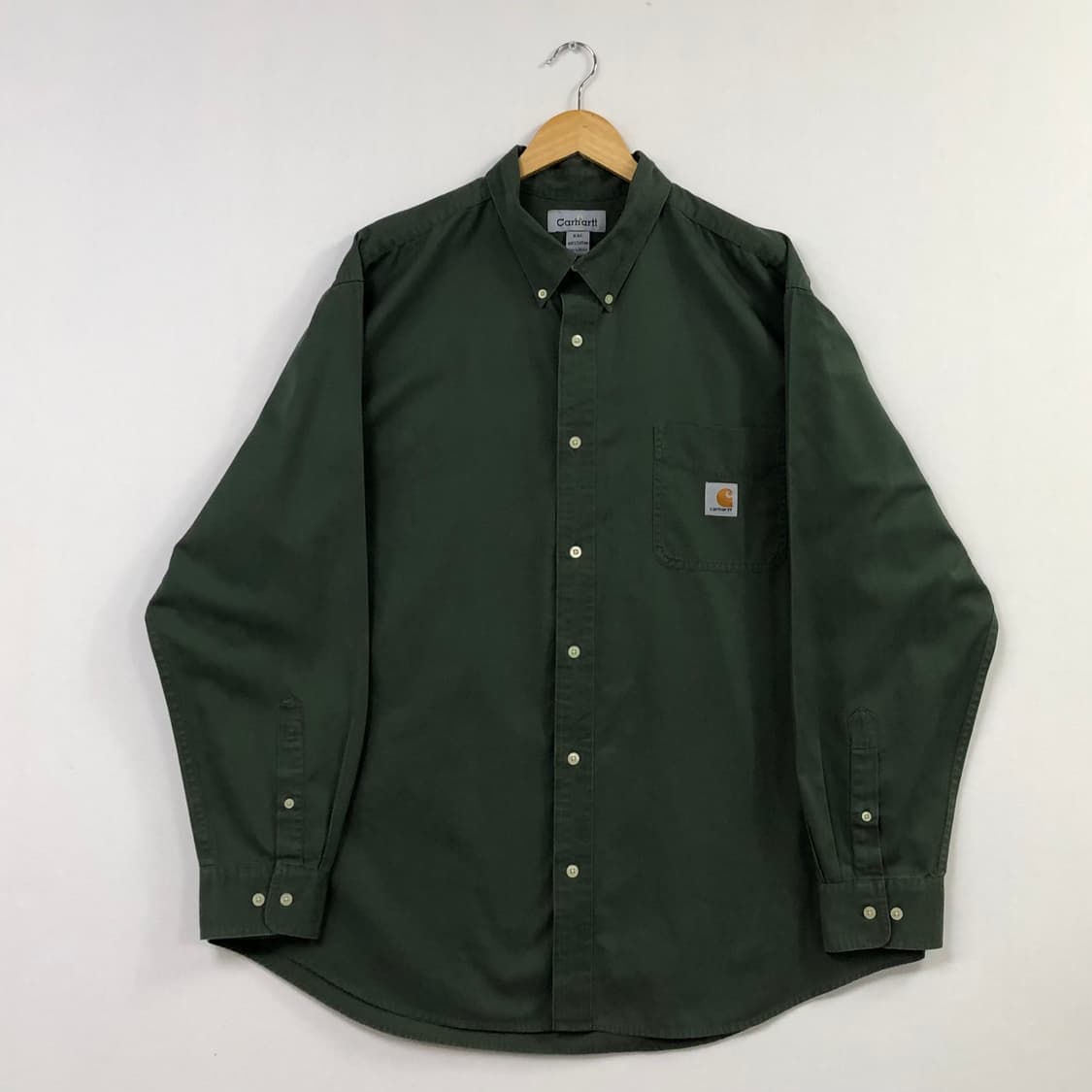 Xxl 칼하트 카키 워크 셔츠 상품이미지2