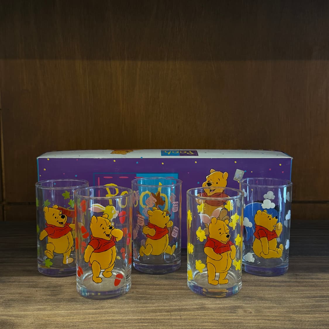 디즈니 푸우 빈티지 컵 셋트 상품이미지1